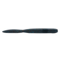 Thick 6-inch stick bait, dark blue-black body with blue speckles