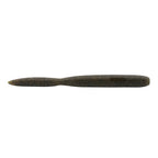 Thick 6-inch stick bait, olive-brown body with darker speckled pattern