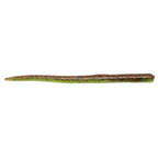 Finesse WormZ soft plastic worm lure, green with copper speckles