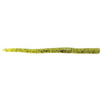 Finesse WormZ soft plastic worm lure, chartreuse with black speckles