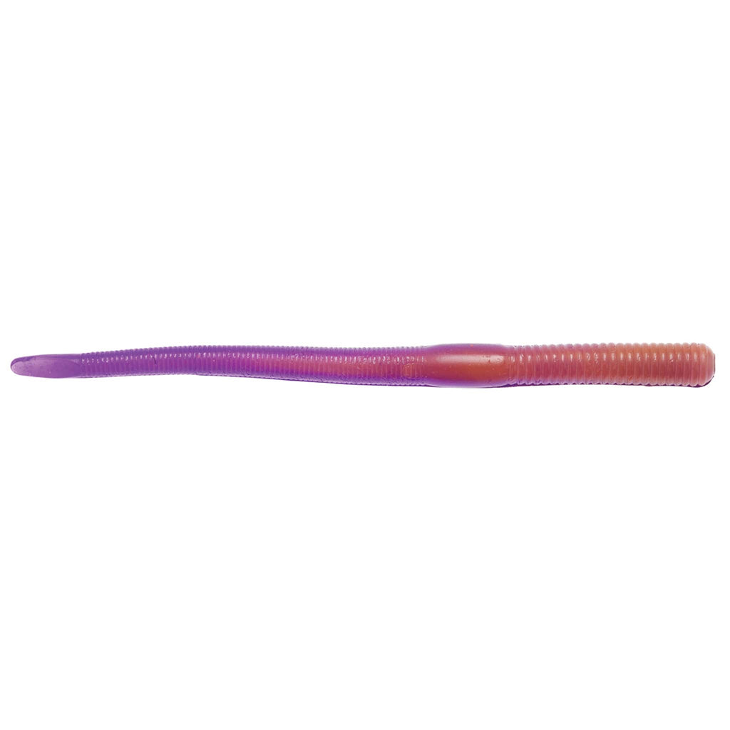 Finesse WormZ soft plastic worm lure, purple-to-pink gradient tail