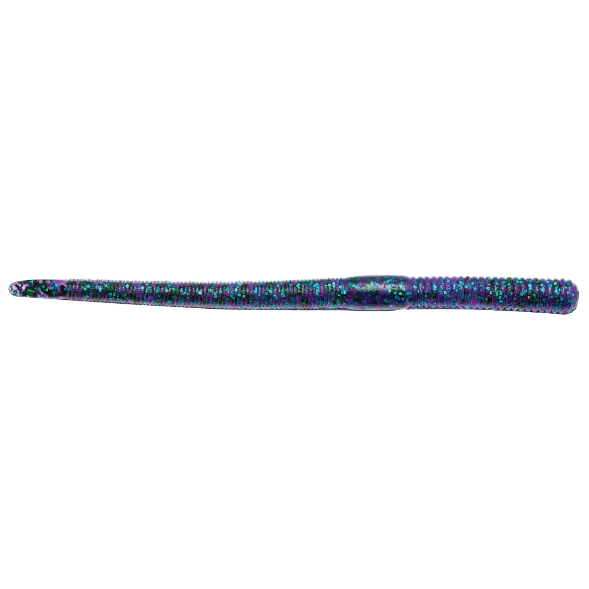 Finesse WormZ soft plastic worm lure, dark blue with purple highlights