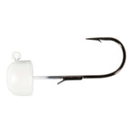 Finesse ShroomZ jig hook with pearl white square head and dark hook