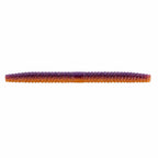 Kingpin fishing lure, purple and orange segmented body
