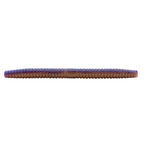 Kingpin fishing lure, lavender segmented body with tan center section
