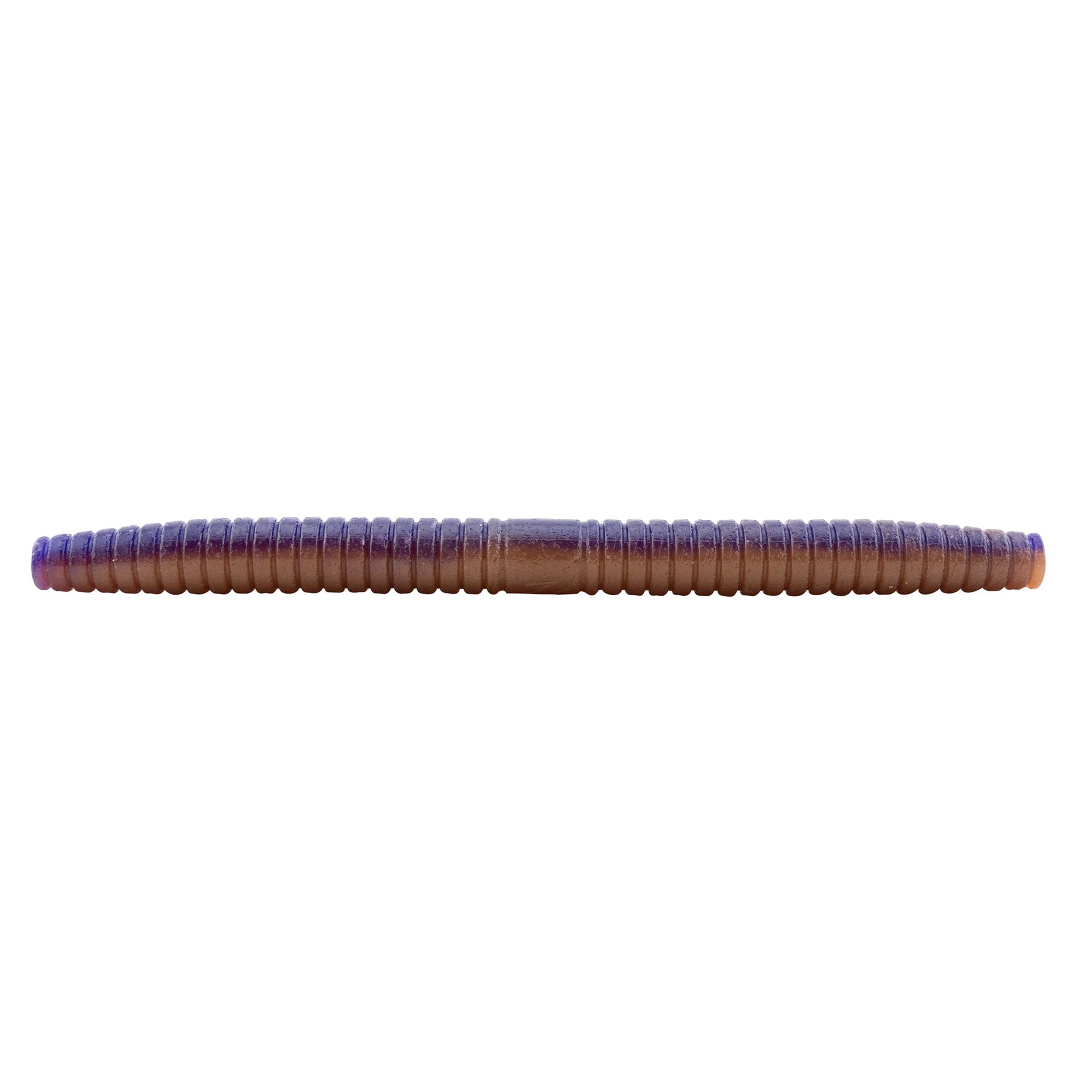 Kingpin fishing lure, lavender segmented body with tan center section
