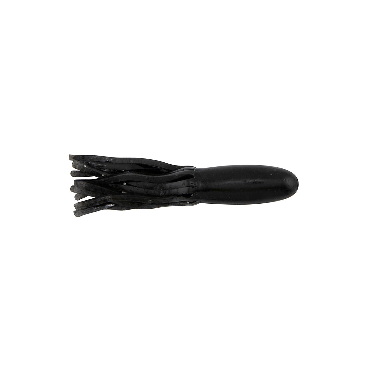 Llama TubeZ soft tube lure in black with short skirt tentacles