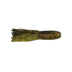 Llama TubeZ soft tube lure in olive green with orange and red speckles