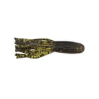 Llama TubeZ soft tube lure in olive camo with speckled tail