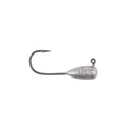 Llama TubeZ jighead 1/16 oz with offset hook and gray lead head