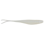 Scented jerk shad lure, light gray translucent body with pale tail
