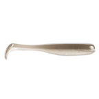 Slim swimbait lure, clear champagne-gold translucent