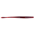 Fishing soft plastic worm lure, red and purple speckled body