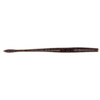 Fishing soft plastic worm lure, dark purple speckled body