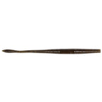 Fishing lure worm bait, long dark brown/green with subtle speckle
