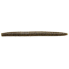 ZinkerZ soft plastic craw lure, dark olive-brown body with speckled finish