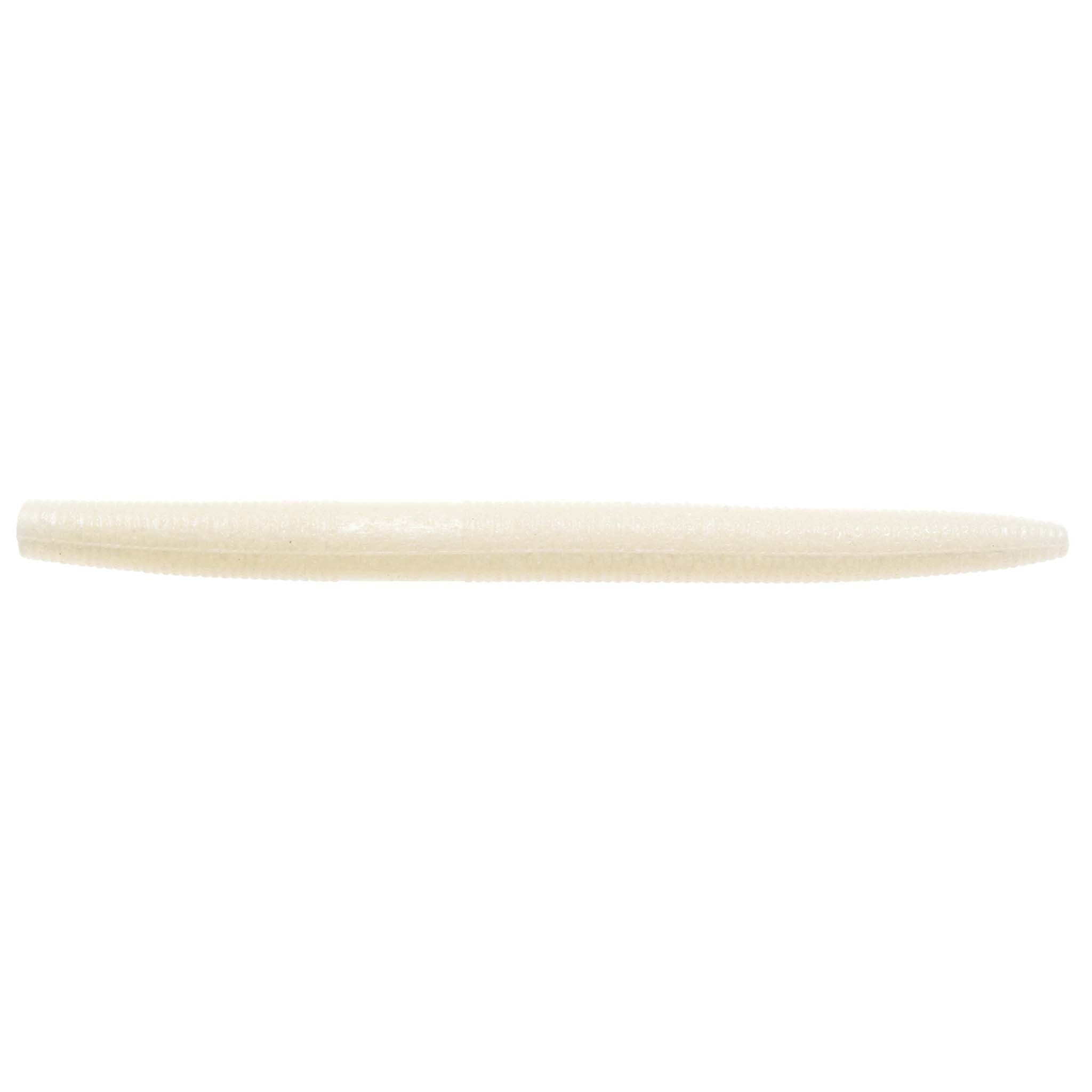 ZinkerZ soft plastic craw lure, pale cream-white translucent body