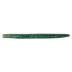 ZinkerZ soft plastic craw lure, dark green body with purple and silver speckles