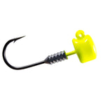 TT Lures NedlockZ HD fishing lure jig with chartreuse head and barbed hook