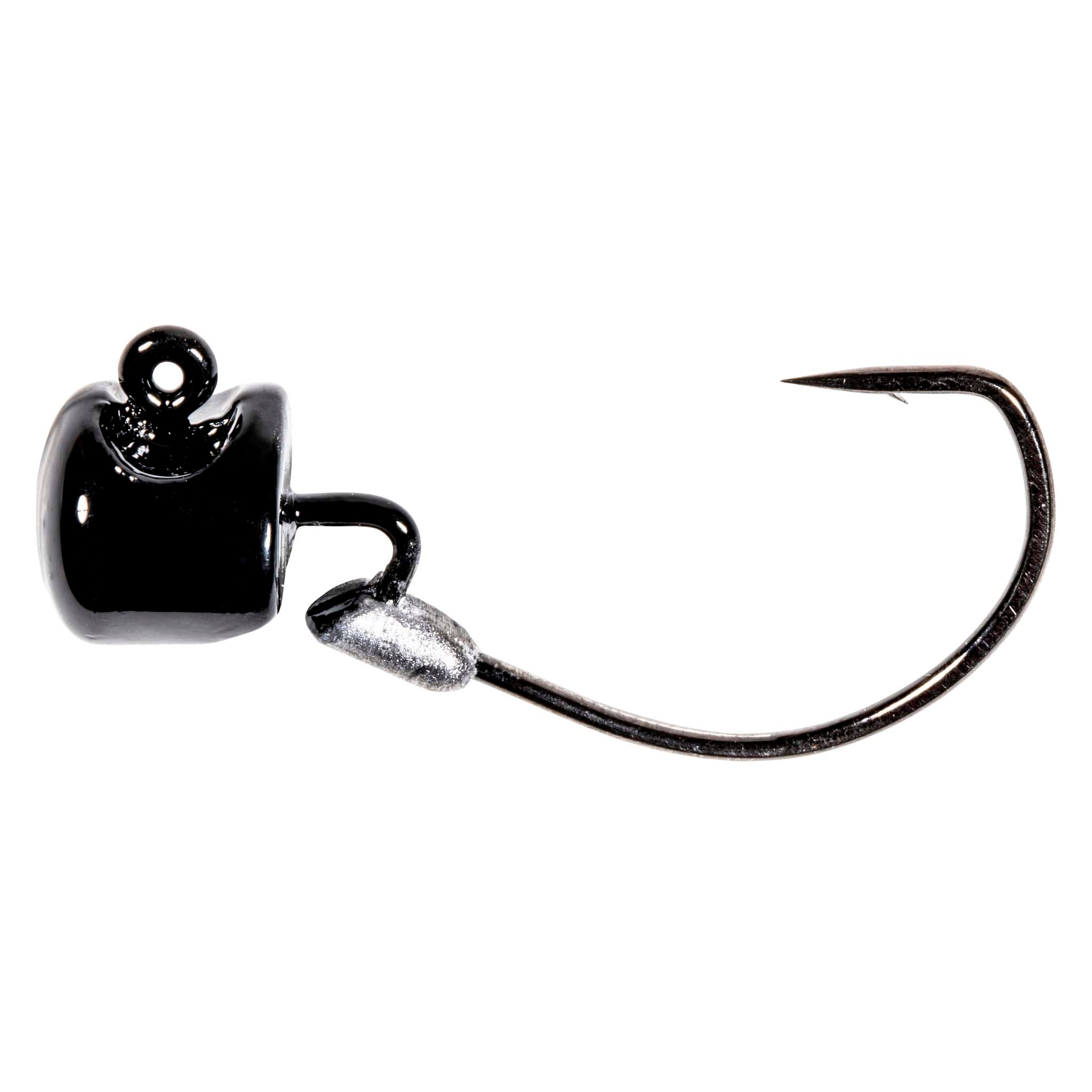 TT Lures NedlockZ EWG fishing jig hook with black head and weedless hook